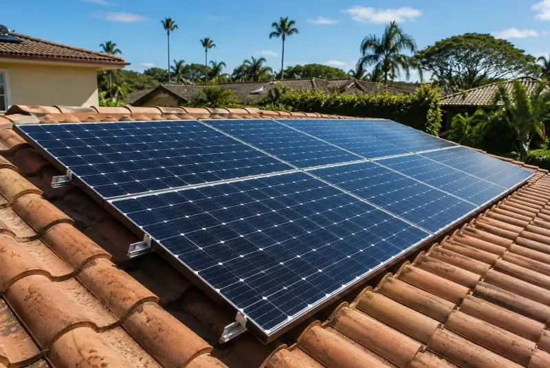 Installation de panneaux solaires à Coudures